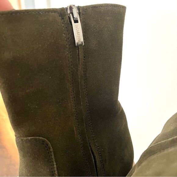 La Canadienne Zeb Suede Bootie in Dark Green Size 10 NWOB - Picture 7 of 13